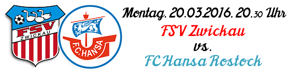 3. Liga: FSV Zwickau - FC Hansa Rostock 3. Liga: FSV Zwickau - FC Hansa Rostock